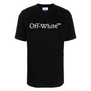 Groot Logo Boekachtig Zwart Wit Off White , Black , Dames