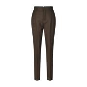 Donkere Academia Hoge Taille Broek Ami Paris , Brown , Dames