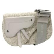 Pre-owned Canvas shoulder-bags Dior Vintage , Gray , Heren