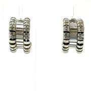 Pre-owned Metal earrings Bottega Veneta Vintage , Gray , Dames