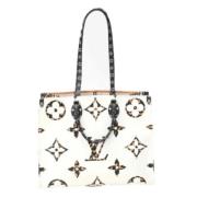 Pre-owned Fabric louis-vuitton-bags Louis Vuitton Vintage , White , Da...