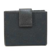 Pre-owned Canvas wallets Gucci Vintage , Black , Dames