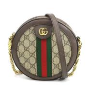 Pre-owned Leather gucci-bags Gucci Vintage , Brown , Dames