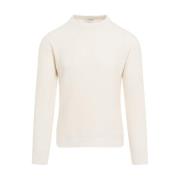 Witte Sweater Aw24 Stijlvol Comfortabel Bottega Veneta , Beige , Heren