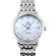 Pre-owned Stainless Steel watches Omega Vintage , White , Heren