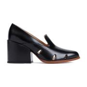 Zwarte Leren Amandel Teen Pumps Gabriela Hearst , Black , Dames