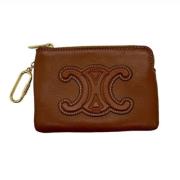 Pre-owned Leather wallets Celine Vintage , Brown , Dames