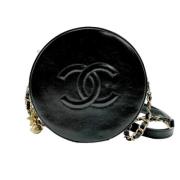 Pre-owned Leather shoulder-bags Chanel Vintage , Black , Dames