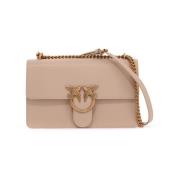 Klassieke Love Bag One Handtas Pinko , Pink , Dames