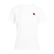 Wit Katoenen T-Shirt Damesmode Kenzo , White , Dames