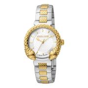 Dames Roestvrijstalen Analoge Horloge Roberto Cavalli , Yellow , Dames