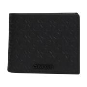 Heren Bifold Portemonnee met Muntvak Calvin Klein , Black , Heren