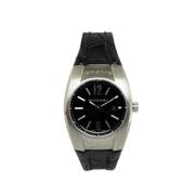 Pre-owned Stainless Steel watches Bvlgari Vintage , Black , Dames