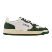 Vintage Stijl Groene Sneakers Autry , Green , Heren