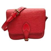 Pre-owned Leather louis-vuitton-bags Louis Vuitton Vintage , Red , Dam...