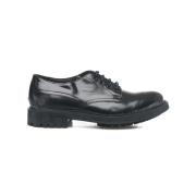 Zwarte Veterschoenen England Moma , Black , Heren