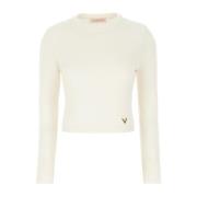 Stijlvolle Gebreide Collectie Valentino Garavani , White , Dames