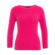 Roze Angora Trui Gebreide kleding Aw24 Roberto Collina , Pink , Dames