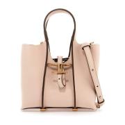 T Timeless Mini Tas met T Details Tod's , Pink , Dames