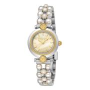 Analoge stalen horloge met stalen band Roberto Cavalli , Yellow , Dame...