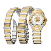 Dames Roestvrijstalen Analoge Horloge Roberto Cavalli , Yellow , Dames