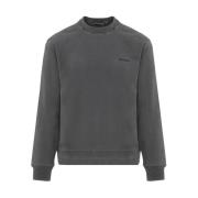 Zwarte Script Sweatshirt Aw24 Carhartt Wip , Black , Heren