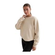 Gezellig Serif Sweatshirt Aim'n , Beige , Dames