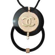 Pre-owned Metal chanel-jewelry Chanel Vintage , Black , Dames