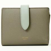 Pre-owned Leather wallets Celine Vintage , Beige , Dames