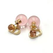 Pre-owned Plastic earrings Dior Vintage , Pink , Dames