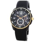 Pre-owned Stainless Steel watches Cartier Vintage , Black , Heren