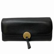 Pre-owned Leather wallets Chloé Pre-owned , Black , Dames