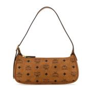 Canvas Schoudertas MCM , Brown , Dames