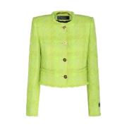 Blazer jasje Versace , Green , Dames