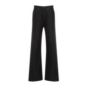 Zwarte 5-Pocket Broek Maison Margiela , Black , Dames