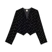 OLE Jacket Ines De La Fressange Paris , Black , Dames