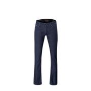 Japanse Comfort Denim Broek Moorer , Blue , Heren