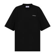 T-shirt met logo Off White , Black , Dames