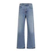 Blauwe Tabac Straight Jeans Jacquemus , Blue , Heren