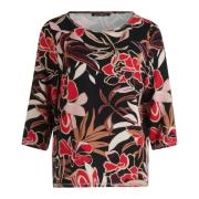 Bloemen Ribgebreide Sweatshirt Betty Barclay , Multicolor , Dames