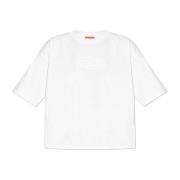 T-shirt T-Buxt-Crop-Od Diesel , White , Dames