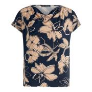 Watervalhals Printshirt Betty Barclay , Multicolor , Dames