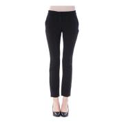 Skinny Zwarte Polyester Jeans Pant Byblos , Black , Dames