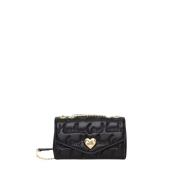 Zwarte schoudertas voor vrouwen Moschino , Black , Dames