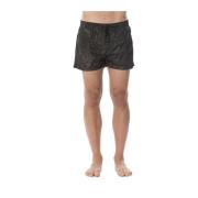 Sport Zwemkleding Boxer Shorts met Print Roberto Cavalli , Green , Her...