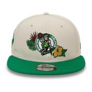 Beige Celtics NBA Bloemenpet New Era , Multicolor , Heren