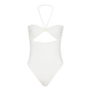 B bandeau badpak Balmain , White , Dames