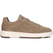 Taupe Suede Lage Sneakers Draft Cycleur de Luxe , Beige , Heren