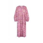 Rode Roze Bloemen Maxi Jurk Fabienne Chapot , Pink , Dames