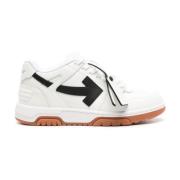 Witte Leren Pijl Sneakers Off White , White , Heren